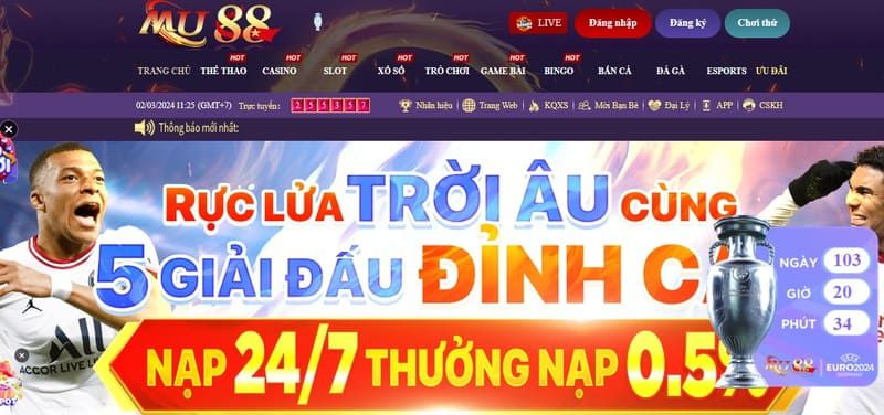 Trang cá độ bóng đá uy tín Mu88